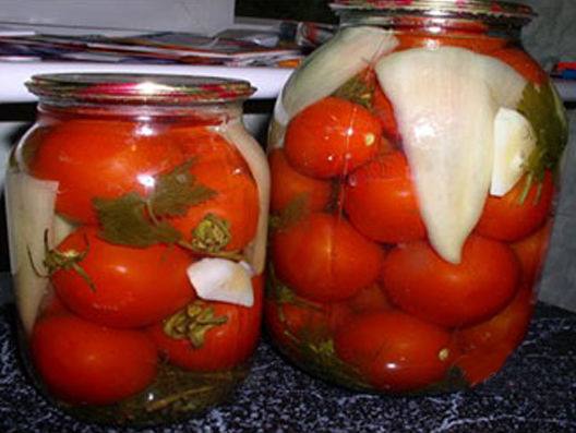 Консервированные помидоры по Мариупольски - фото