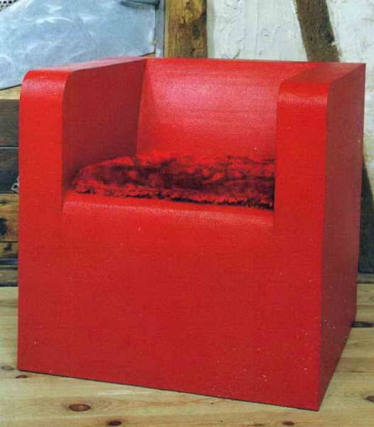 Мебель из картона Кресло «КУБ» своими руками - фото