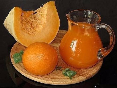 Необычайно вкусный и полезный тыквенный сок с апельсинами на зиму с фото