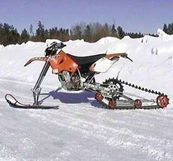 Снегоход из мотоблока, мотоцикла и бензопилы своими руками: инструкция для  ... - фото